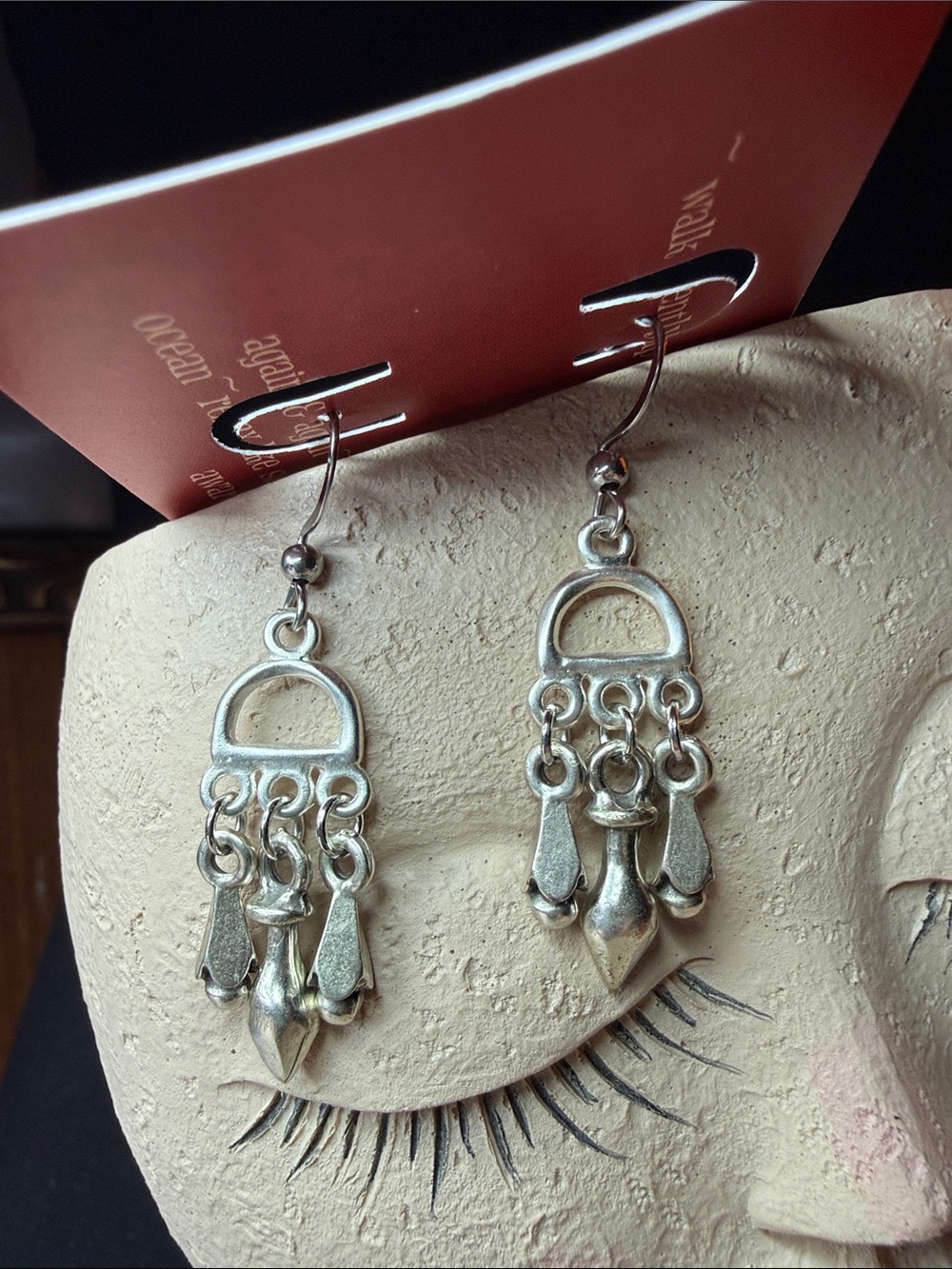 Silver Dangle Chandelier Earrings - Women Jewelry